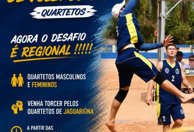 Vôlei de praia movimenta quartetos regionais nas quadras de areia do Azulão