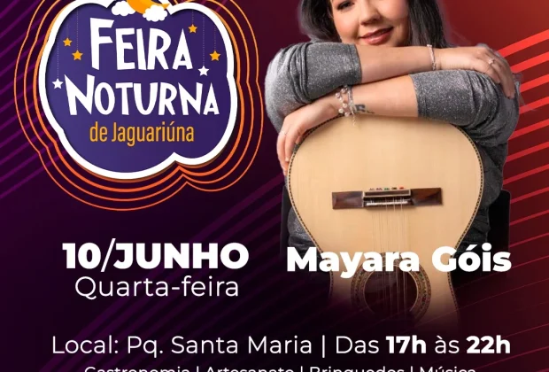 Feira Noturna de Jaguariúna volta ao Parque Santa Maria nesta quarta-feira