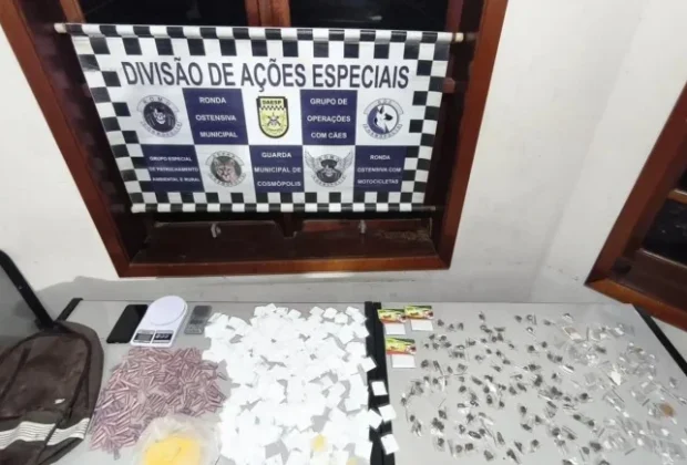 Guarda Municipal localiza 640 porções de drogas após denúncia anônima em Cosmópolis