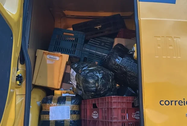 Polícia Rodoviária recupera veículo furtado dos Correios após acidente na Dom Pedro I