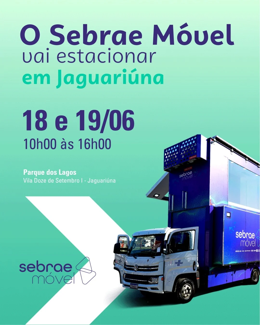 Jaguariúna recibe al Sebrae Móvel los días 18 y 19 de junio ‹
