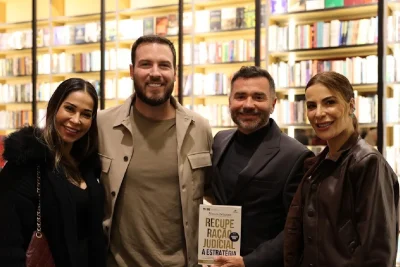 Maíra Cardi e Tiago Nigro prestigiam lançamento do livro “Recuperação Judicial: A Estratégia”, de Marcos Pelozato