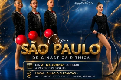 Jaguariúna disputa Copa São Paulo de Ginástica Rítmica em Atibaia