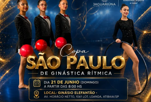 Jaguariúna disputa Copa São Paulo de Ginástica Rítmica em Atibaia
