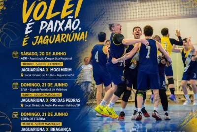Azulão recebe jogos de vôlei neste fim de semana em Jaguariúna