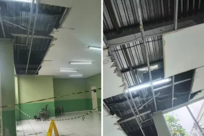 Pedreira prevê reforma do CAPS em até 90 dias após queda de forro