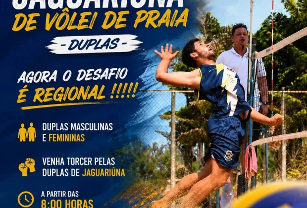 Copa Jaguariúna de Vôlei de Praia realiza 2ª etapa neste domingo