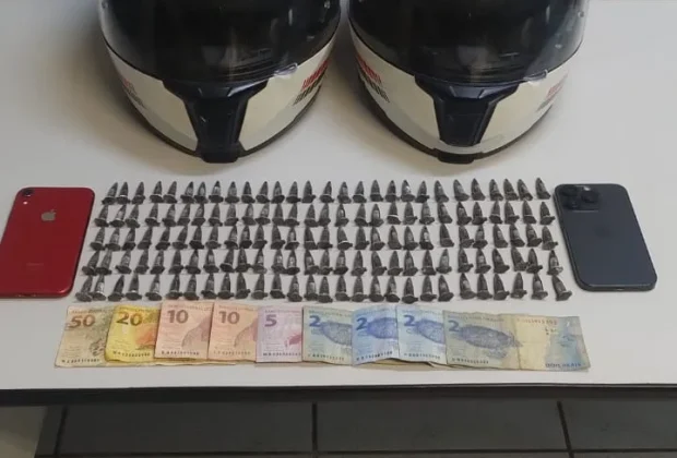 Polícia Militar prende casal por tráfico após fuga por bairros de Mogi Guaçu