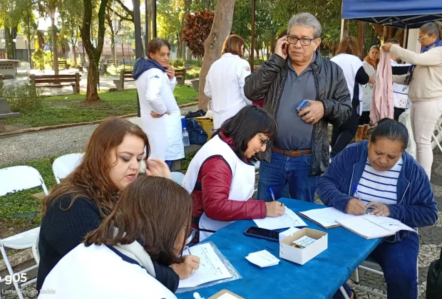Vacinação contra influenza imuniza mais de 400 pessoas na Praça Rui Barbosa