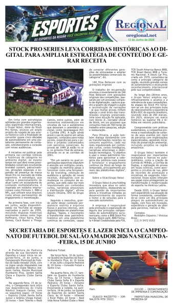 Esportes 12/06/2026