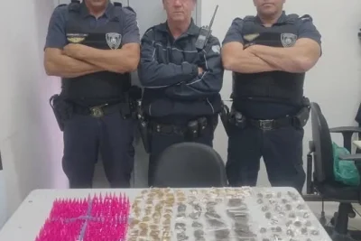 ROMU apreende mais de 700 porções de drogas em Pedreira
