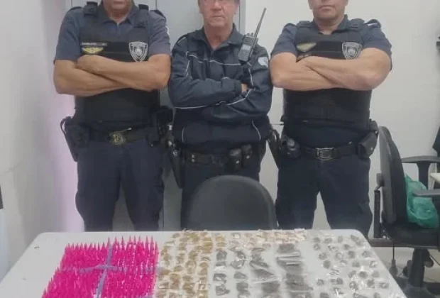ROMU apreende mais de 700 porções de drogas em Pedreira