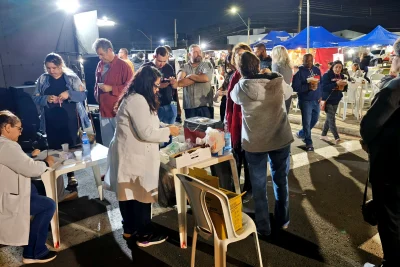 Saúde aplica 192 doses contra a gripe na primeira noite de imunização na Feira Noturna