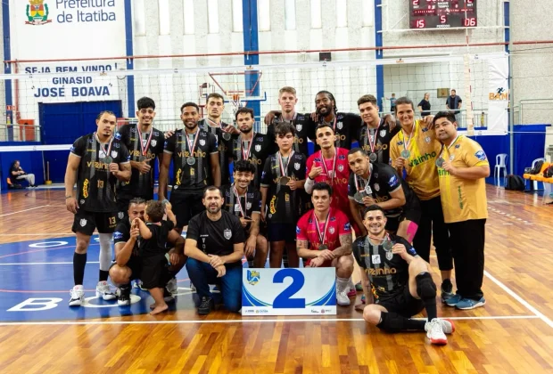 Vôlei masculino de Artur Nogueira conquista medalha de prata nos Jogos Regionais 2026