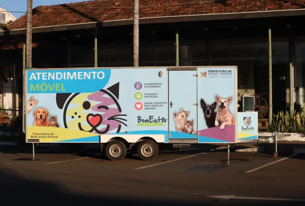 Base móvel vai levar atendimento veterinário aos bairros de Mogi Mirim