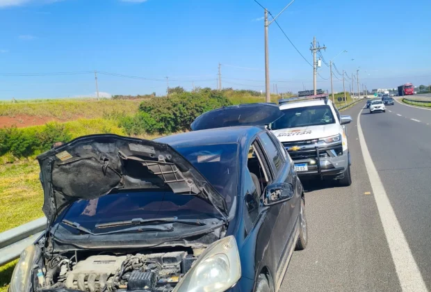 TOR apreende veículo com placa adulterada durante fiscalização na Rodovia Zeferino Vaz, em Campinas