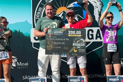 Atleta de Mogi Mirim vence prova inaugural de trail running em Jacutinga e conquista título feminino