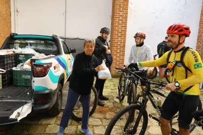 Fundo Social recebe 288 kg de alimentos arrecadados no Jaguariúna Mountain Bike Day