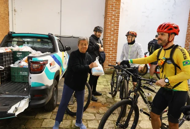 Fundo Social recebe 288 kg de alimentos arrecadados no Jaguariúna Mountain Bike Day