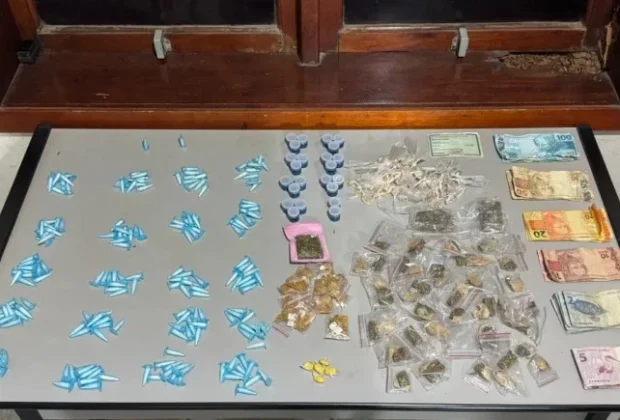 BAEP apreende drogas e prende suspeito após perseguição no Cidade Alta, em Cosmópolis