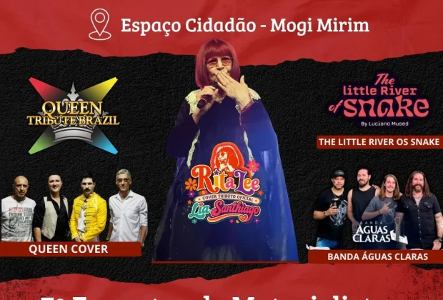 Dia Mundial do Rock terá shows, encontro de motociclistas e atrações para toda a família em Mogi Mirim
