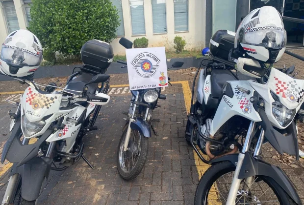 Adolescente é apreendido com motocicleta furtada em Mogi Guaçu