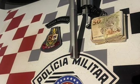 Polícia Militar apreende revólver calibre .357 e prende homem por porte ilegal de arma em Pedreira