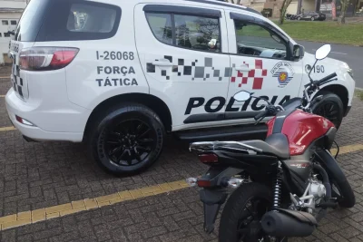 Homem é preso com motocicleta furtada e adulterada em Mogi Guaçu
