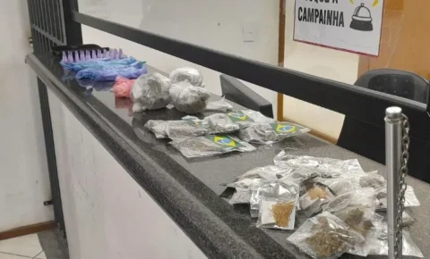 Guarda Municipal apreende grande quantidade de drogas e prende mulher em Pedreira