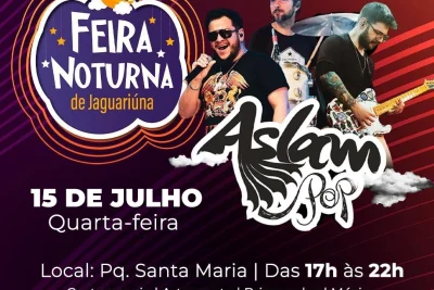 Parque Santa Maria recebe mais uma edição da Feira Noturna de Jaguariúna