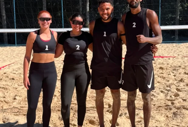Artur Nogueira avança às oitavas de final no vôlei de praia dos Jogos Regionais