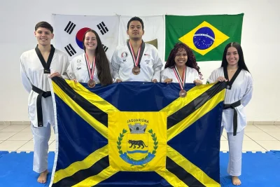 Jaguariúna conquista primeiras medalhas nos Jogos Regionais com o taekwondo