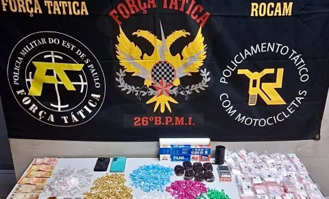 Casal é preso com mais de 800 porções de drogas em Mogi Guaçu
