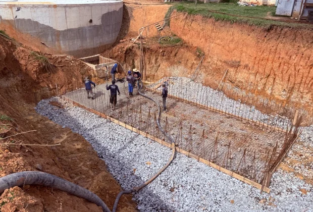 SAAEJA avança nas obras de nova estação elevatória na Fazenda da Barra