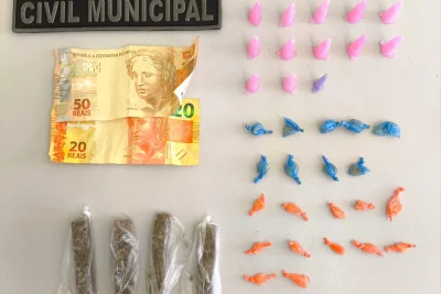 GCM prende dois suspeitos por tráfico e associação para o tráfico em Santo Antônio de Posse
