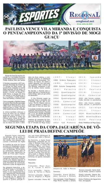 Esportes 03-07-26