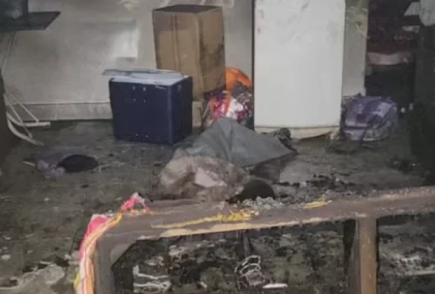 Incêndio atinge casa com três crianças sozinhas e mãe é presa em Engenheiro Coelho