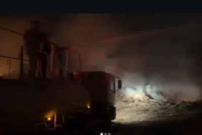 Incêndio atinge aterro sanitário de Estiva Gerbi e mobiliza GCM e Defesa Civil