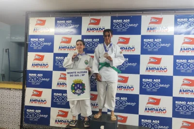 Atletas de Monte Alegre do Sul conquistam três medalhas na Copa Amparo de Judô