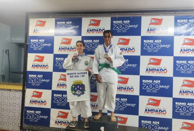 Atletas de Monte Alegre do Sul conquistam três medalhas na Copa Amparo de Judô