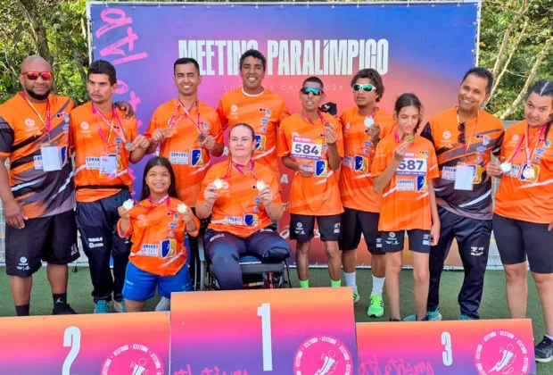 Mogi Guaçu conquista 13 medalhas na final do Meeting Paralímpico Loterias Caixa 2026