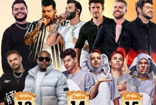 Segunda semana da FAICI 2026 tem Panda, Gusttavo Lima e Zé Neto & Cristiano