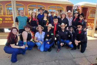 Alunos da Escola das Artes se apresentam no receptivo da Maria Fumaça neste domingo