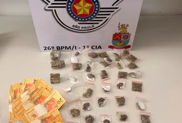 Ação conjunta prende procurado e apreende drogas em Estiva Gerbi