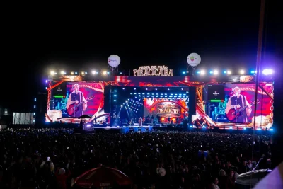 Frei Gilson reúne mais de 40 mil pessoas e arrecada 15 toneladas de alimentos na 31ª Festa do Peão de Boiadeiro de Piracicaba