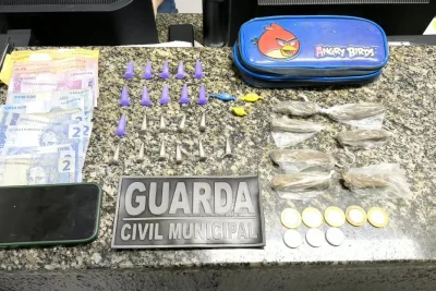 Homem é preso por tráfico após GCM apreender 31 porções de drogas em Santo Antônio de Posse