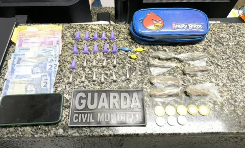 Homem é preso por tráfico após GCM apreender 31 porções de drogas em Santo Antônio de Posse