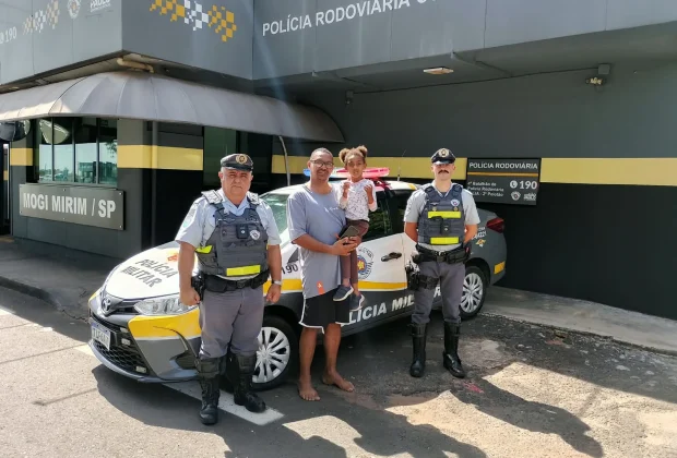 Criança desaparecida é localizada às margens de rodovia e entregue à família em Mogi Mirim