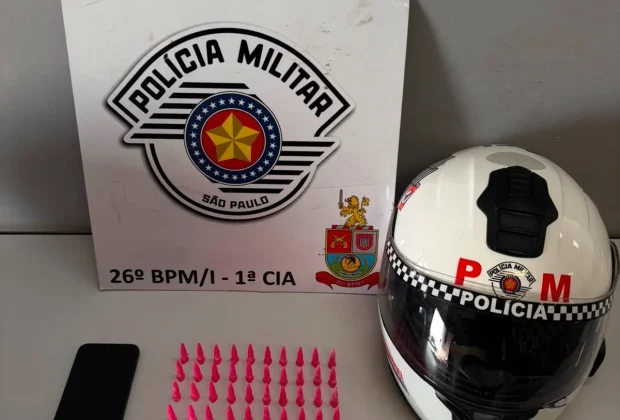 Homem é preso com 71 microtubos de cocaína em Mogi Guaçu