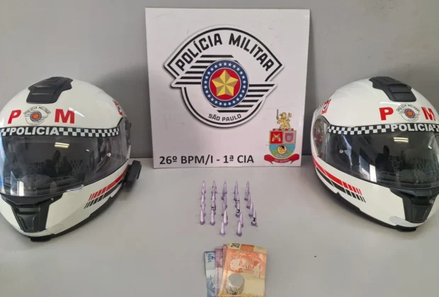 Homem é preso por furto e tráfico de drogas após invadir residência em Mogi Guaçu